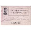 Image 1 : Arthur Pryors Trombone Oil Trade Card Postcard