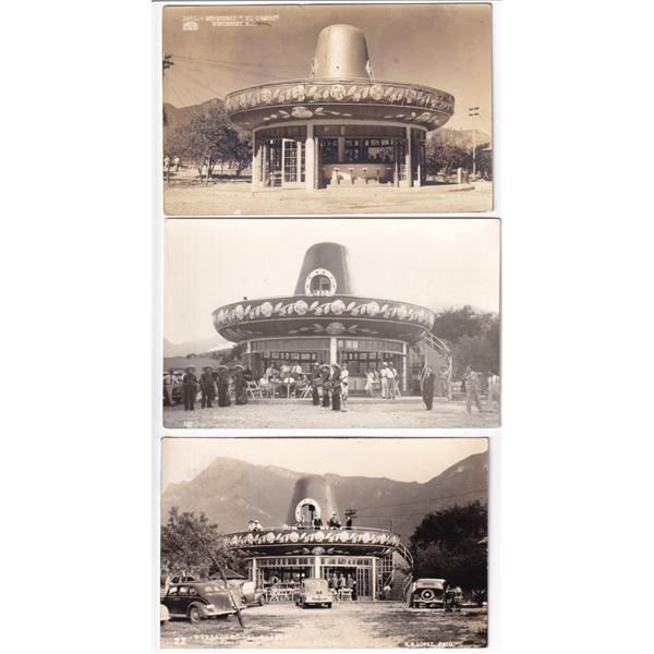 Giant Sombrero Roadside Attraction RPPC