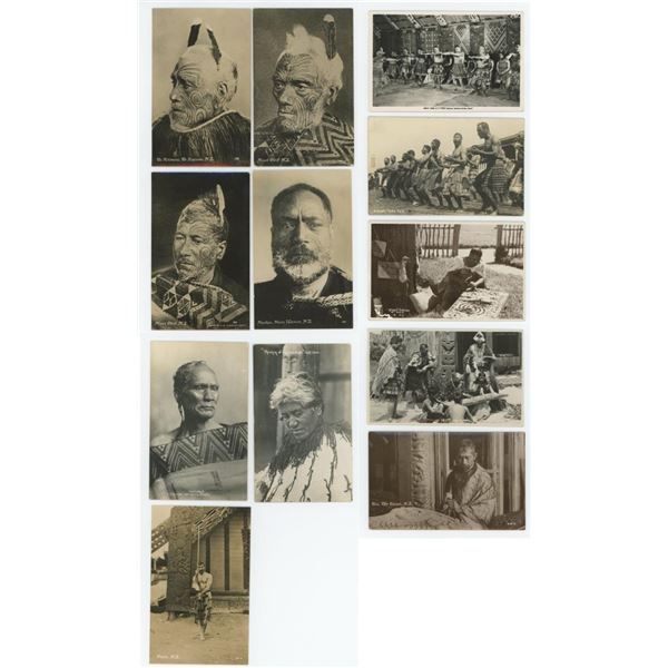 New Zealand Maori RPPC Postcards