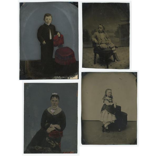 Civil War Era Whole Plate Tintype Photos