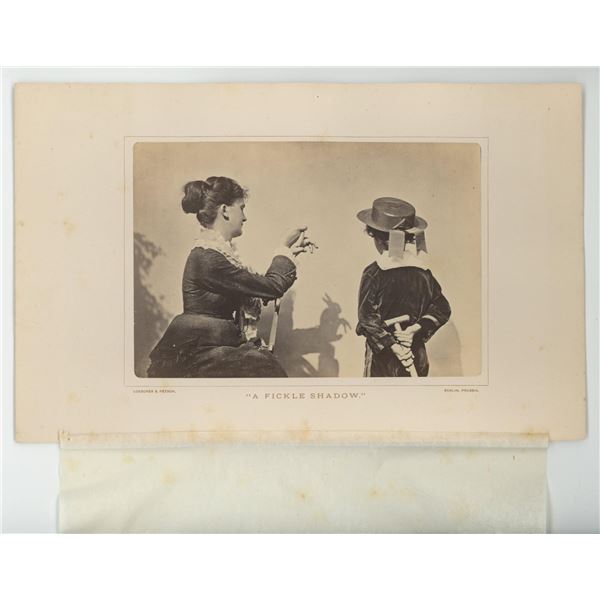 Fickle Shadow Mother Daughter Shadow Puppet Photo