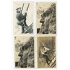 Image 4 : Mount Rushmore Construction RPPC Postcards