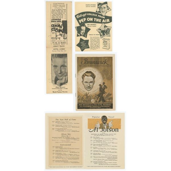 Promotional Black Americana Jazz Band Flyers