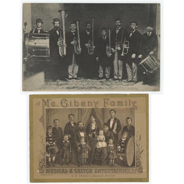 Musical Band Group Trade Cards