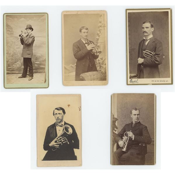 Occupational Musician CDV Photos