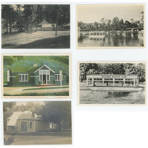 Roadside Attraction Tourist RPPC Postcards