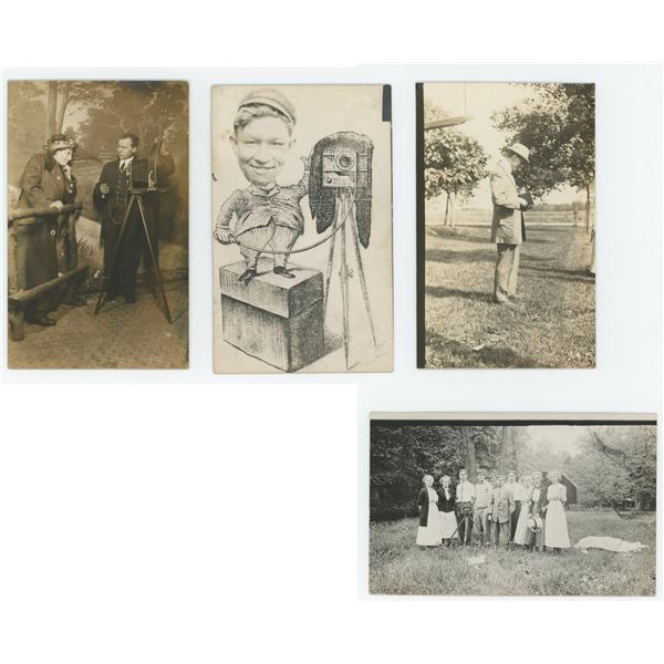 Photographers Self Portrait RPPC Postcards