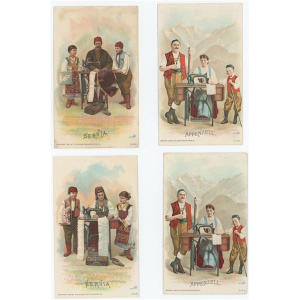 Singer Sewing Machines Trade Cards