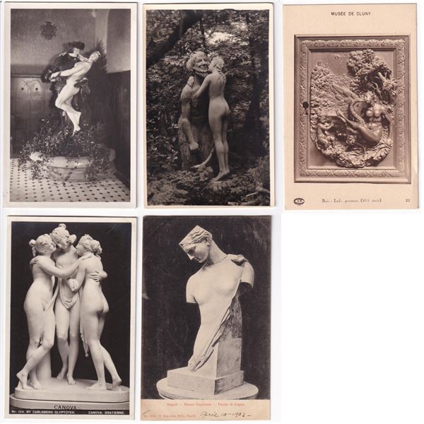 Collection of Greek Mythology RPPC Postcards