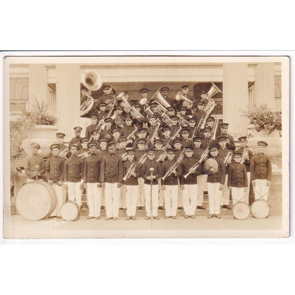 Desegregated Boys Reform School Band RPPC