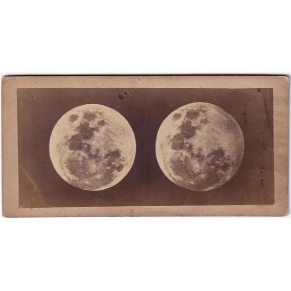Rutherford Telescope Moon Stereoview