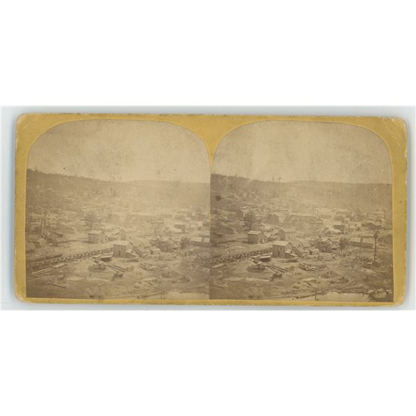 John Mather Pennsylvania Oil Town Stereoview