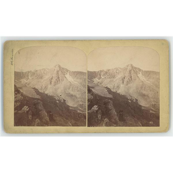Colorado Mount of the Holy Cross Stereoview