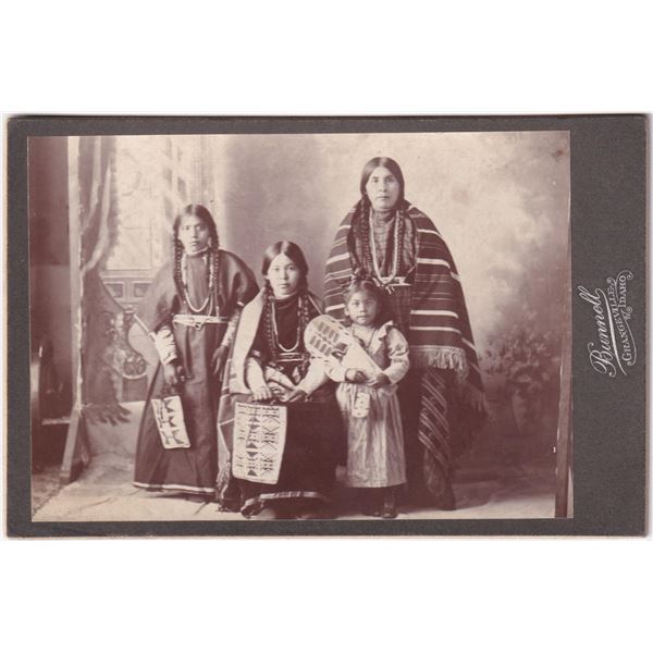 Bunnell Idaho Nez Perce Indians Cabinet Photo