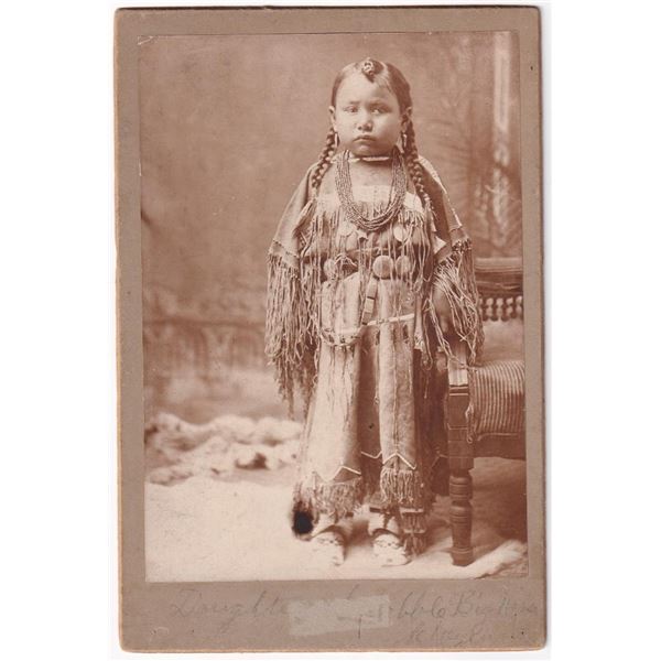 Daughter Big Horse Cheyenne Indian Cabinet Photo