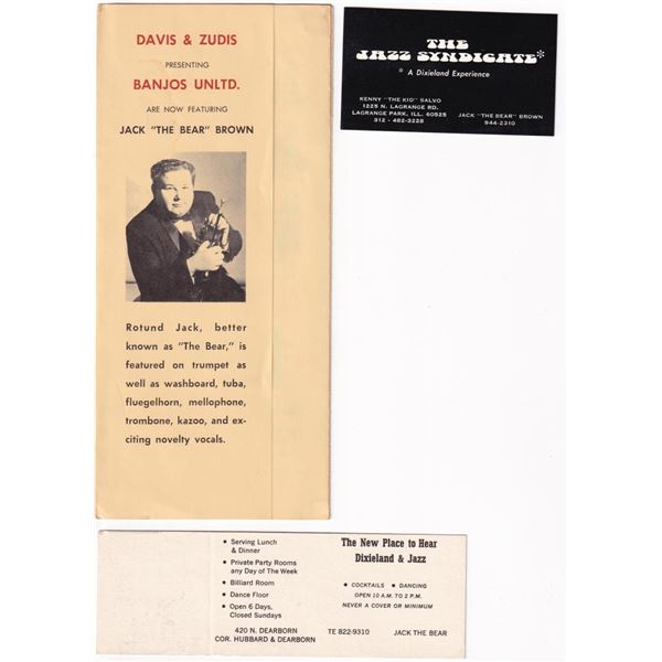 Collection of Jazz Show Flyers