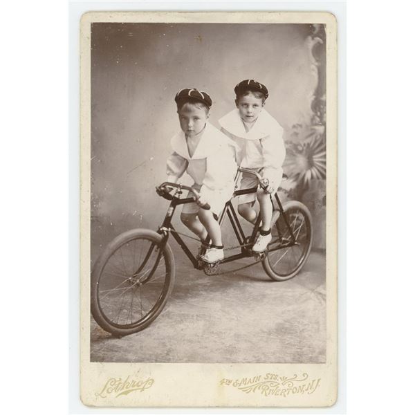 New Jersey Children Tandem Bicycle Photo