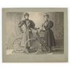 Image 1 : Chicago Sisters with Bicycles Cabinet Photo