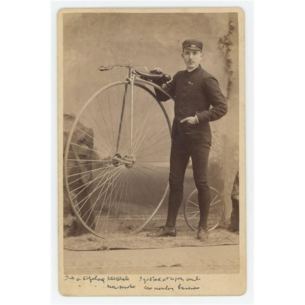 High Wheel Penny Farthing Bicycle Cabinet Photo