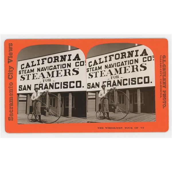 Grulkey California Wheelman Tour Stereoview