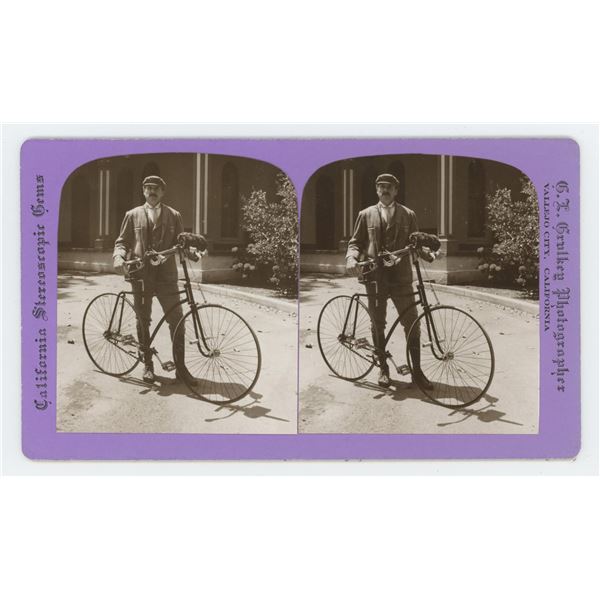 Grulkey California Wheelman Tour Stereoview