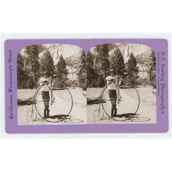 Grulkey California Wheelman Tour Stereoview