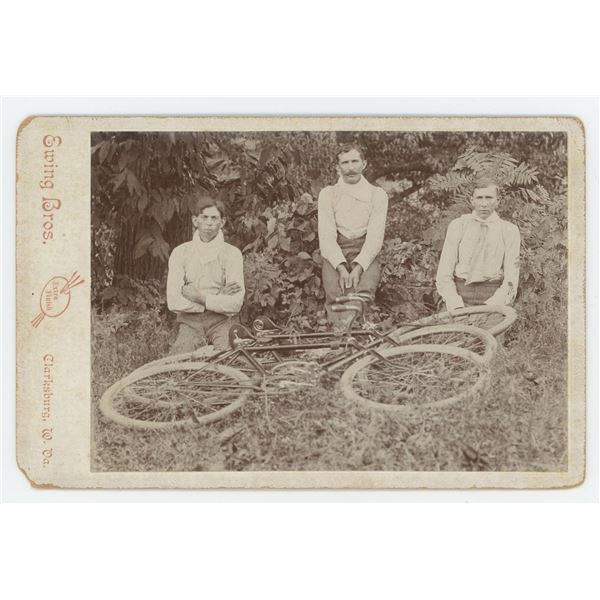 West Virginia Bicycle Racers Cabinet Photo