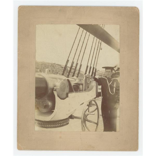 Spanish American War Sailor Cabinet Photo