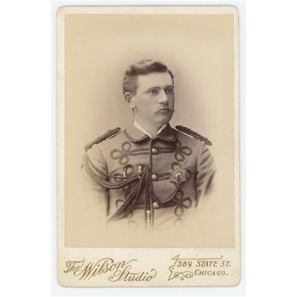 1893 Chicago Worlds Fair Guard Cabinet Photo