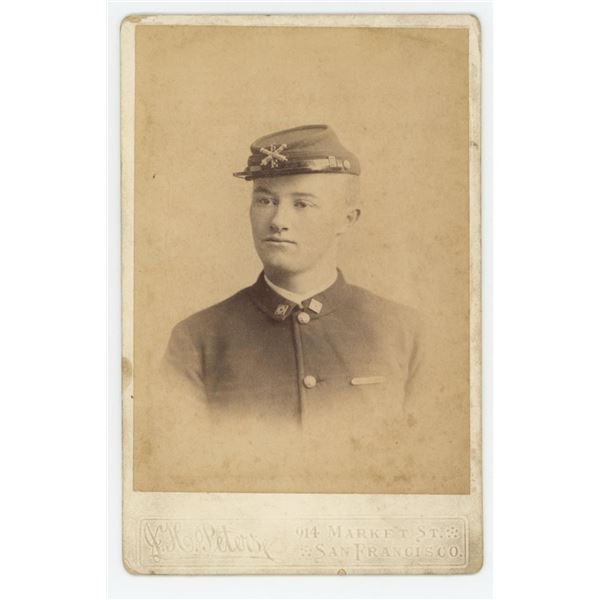 Indian Wars 5th Artillery Soldier Cabinet Photo