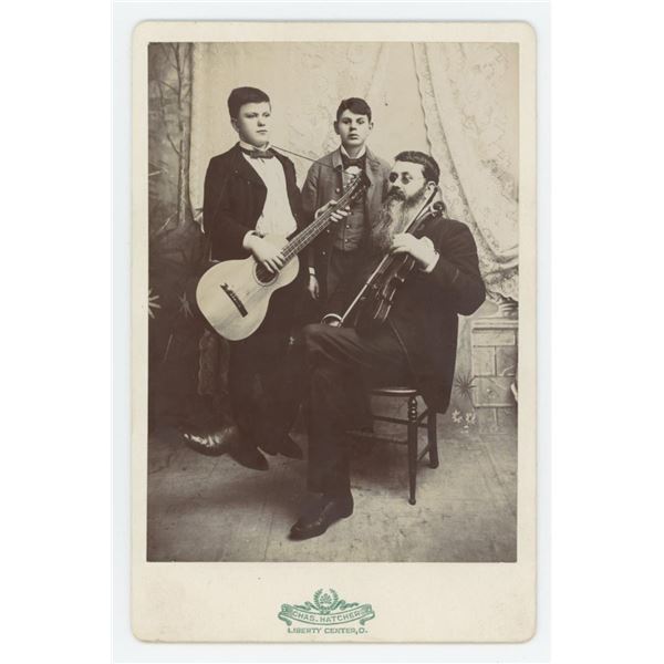 The Hostetler Family Blind Musicians Cabinet Photo