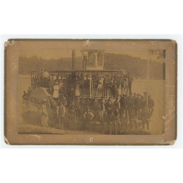 Steamship Eolah Wisconsin Dells Cabinet Photo