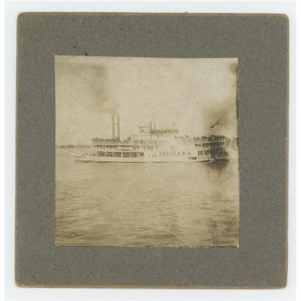 Steamship Steamer Louisiana Cabinet Photo
