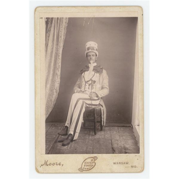 Patriotic Uncle Sam Dress Up Cabinet Photo