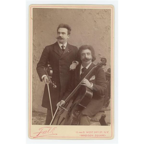 Hollman and Ysaye Music Duo Cabinet Photo