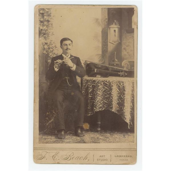 Named Occupational Musician Cabinet Photo