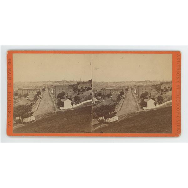 Richmond Virginia Birds Eye View Stereoview