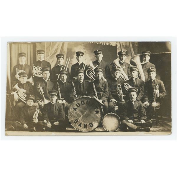 Named Member Augusta Band RPPC Postcard