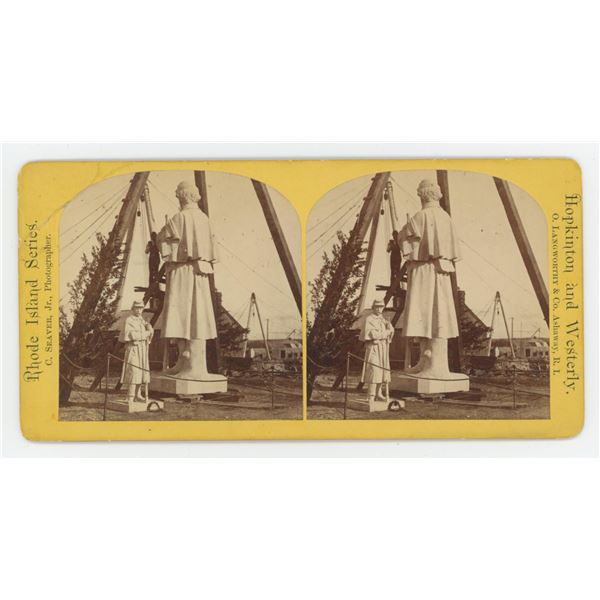 The American Volunteer Monument Stereoview