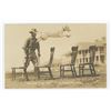 Image 1 : Trick Jumping Dog RPPC Postcard
