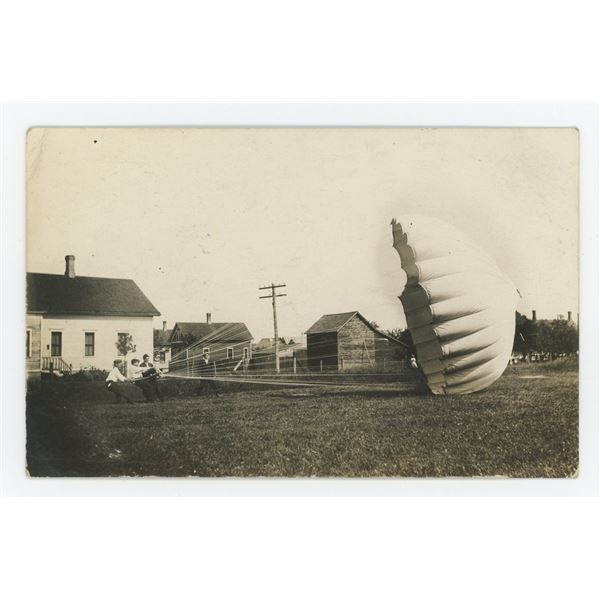 Parachute Landing Training RPPC Postcard