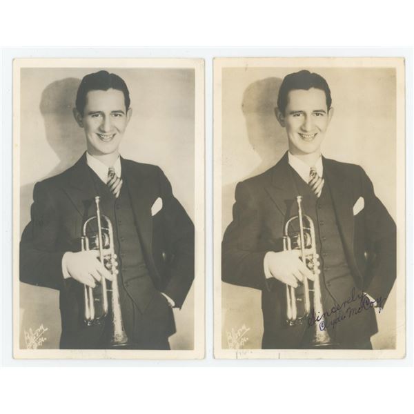 Clyde McCoy Jazz Trumpeter RPPC Postcard