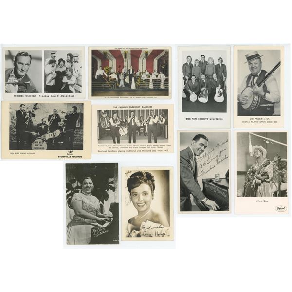 Jazz and Big Band Musicians Postcards