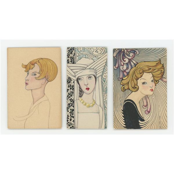 Mabel Favenger Art Deco Paintings