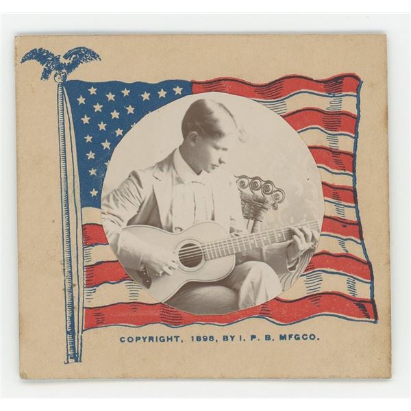 Patriotic Occupational Guitar Player Photo