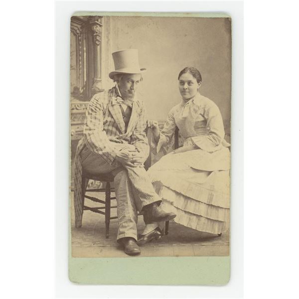 Patriotic Uncle Sam CDV Photo