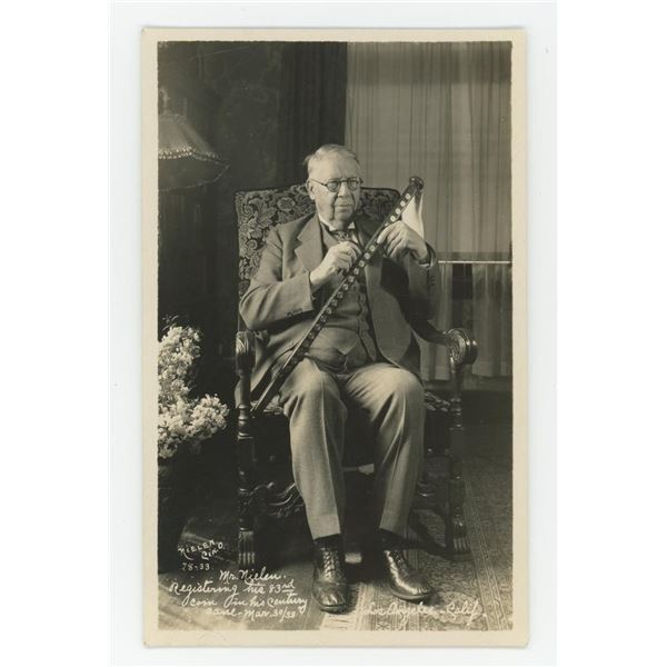 Nielen Cincinnati Ohio Century Cane RPPC Postcard