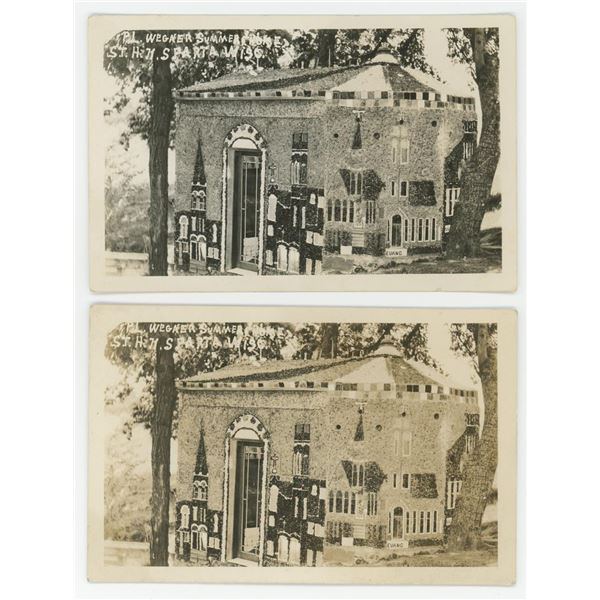 Wegner Summer House Wisconsin RPPC Postcards