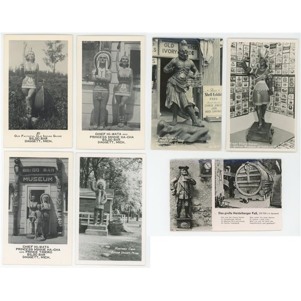 Cigar Store Indian Postcards