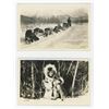 Image 1 : Alaskan Eskimo Sled Dogs RPPC Postcards